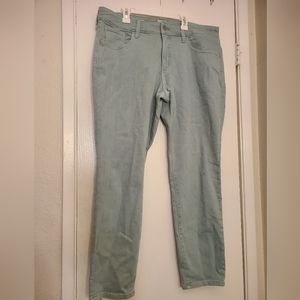 Womens Green Jeans